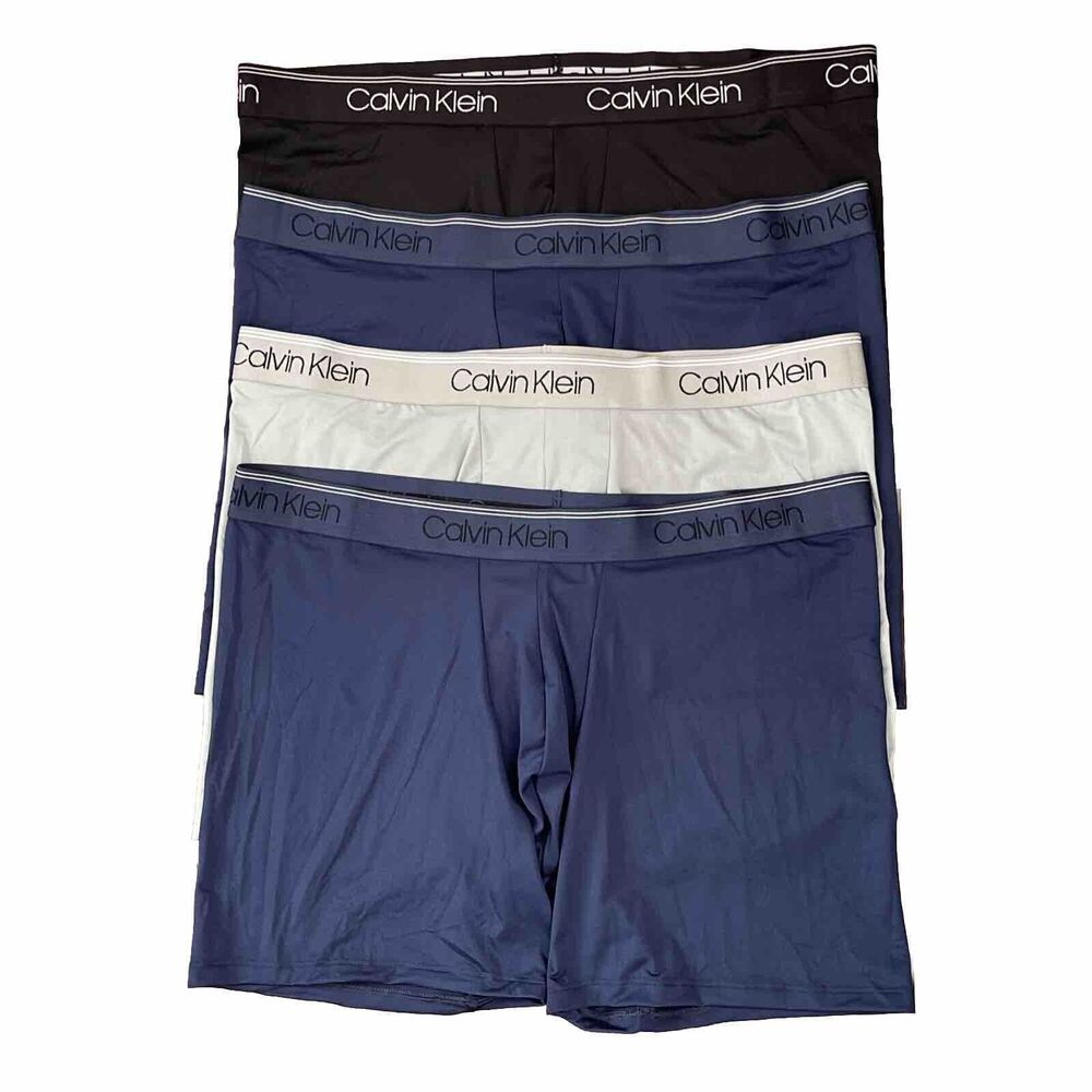 Set of 4 Calvin Klein Men's Micro Stretch Tagless Boxer Brief NB2269 Size XL (33